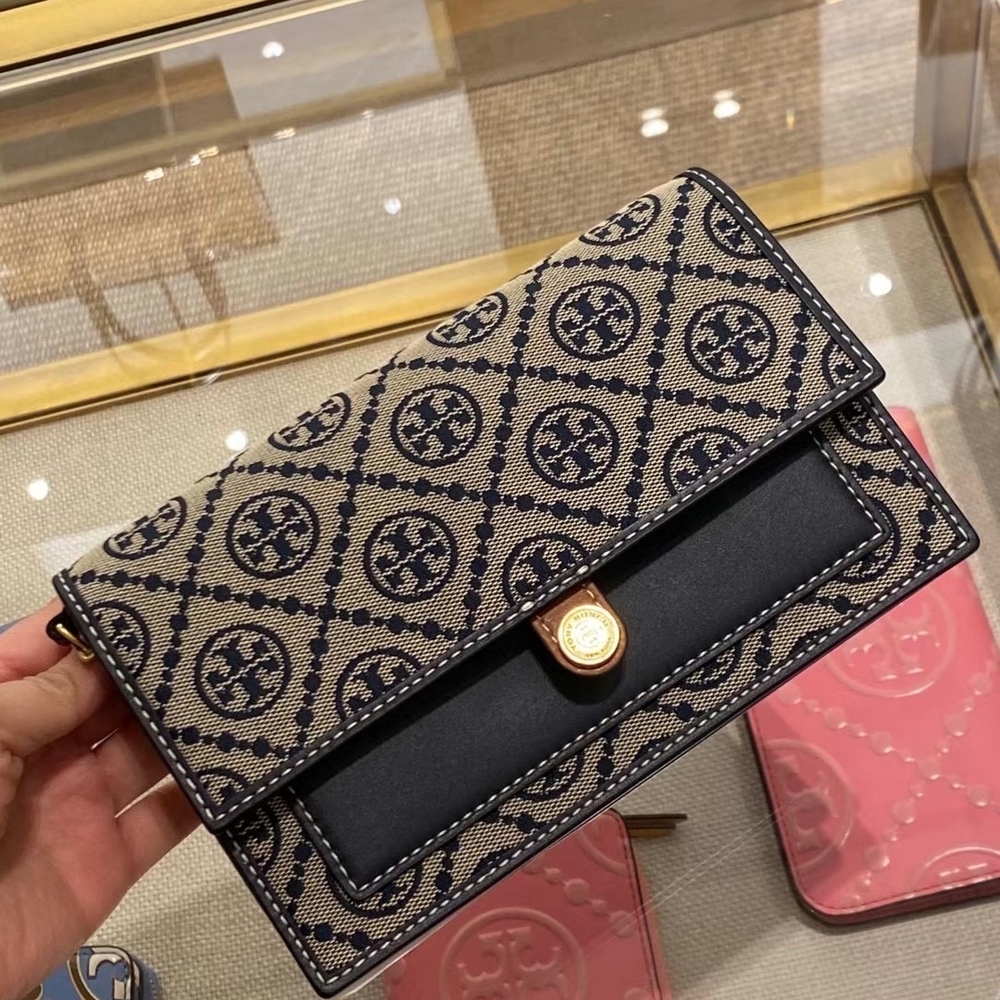 Tory Burch T Monogram Patterned Women's Crossbody Bag